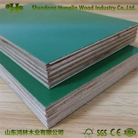 Mm Green Pp Plastic Surface Film Faced Marine Laminated Shuttering