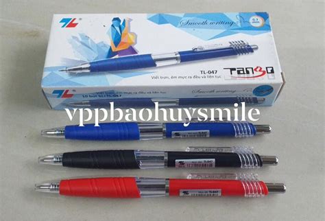 Bút Bi Thiên Long TL047 (Xanh) - Văn Phòng Phẩm Bảo Huy