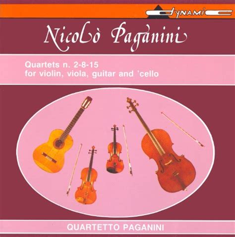 Amazon Co Jp Paganini Guitar Quartets Nos And Paganini