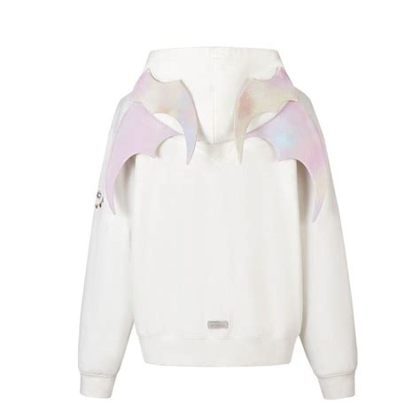 13de Marzo X Instinctoy Crystal Erosion Bear Hoodie White Bear Hoodie