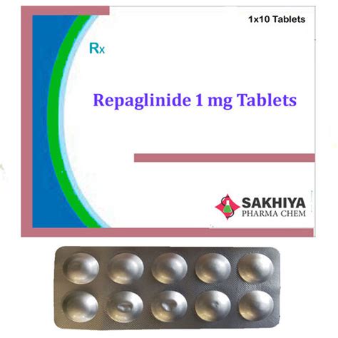 Repaglinide 1mg Tablets General Medicines At Best Price In Surat