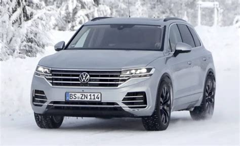 2024 Volkswagen Touareg Facelift Spied Automotive Daily