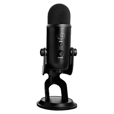 Blue Yeti Blackout Usb Microphone In Black Nfm Blue Microphones Blue Yeti Usb Microphone