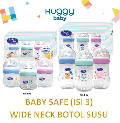 Jual Baby Safe Wns001 Wns002 125ml 250ml Wide Neck Bottle Botol Susu