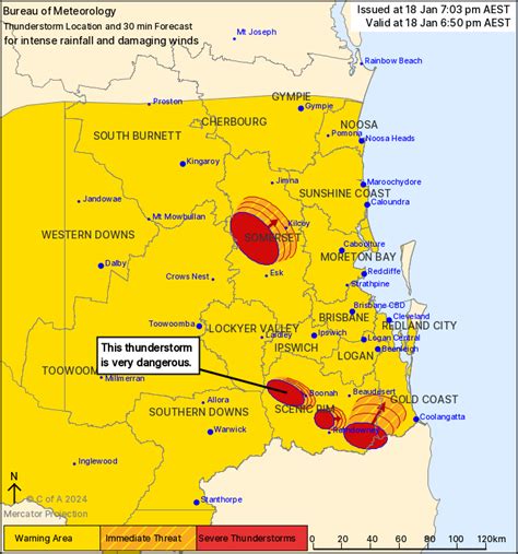 Southeast Qld Severe Thunderstorm Warning Heavy Rain Au Alert