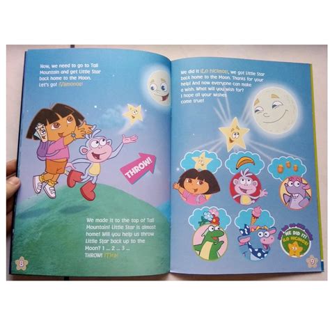 Dora The Explorer Activity and Story Book - Little Star, Hobbies & Toys ...