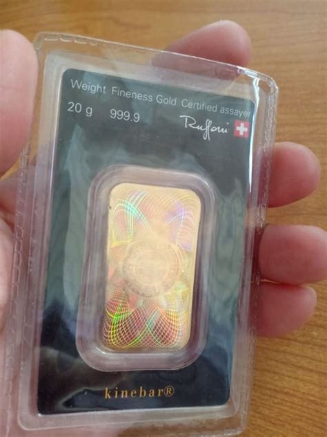 Argor Heraeus Kinebar Hologram Gold Bar 20 Gram On Carousell