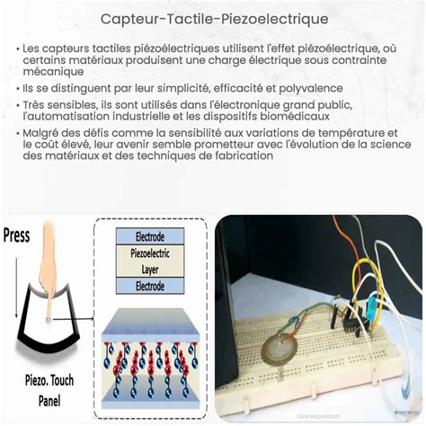 Capteur Tactile Pi Zo Lectrique Comment A Marche Application Et