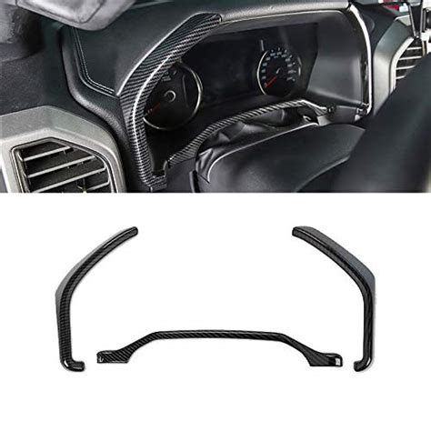 Buy Miaoge Dashboard Side Meter Carbon Fiber Look Cover Trims Kit For