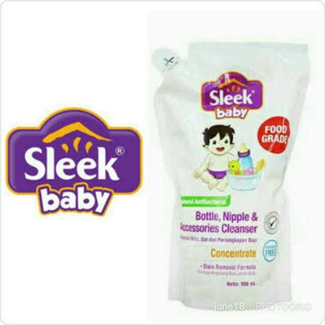 Jual Sleek Baby Bottle Nipple Accessories Cleanser 900 Ml Pembersih