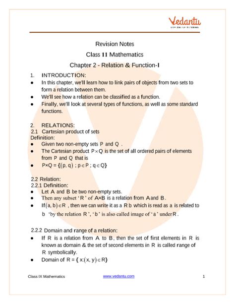 Types Of Functions In Mathematics Pdf