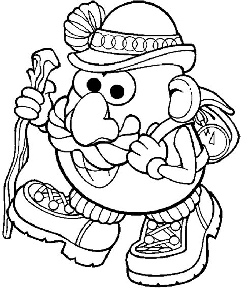 Mr Potato Head Coloring Pages Best Coloring Pages For Kids