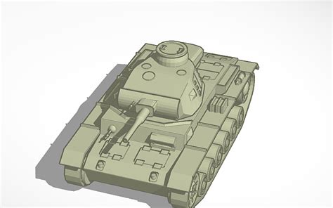 3d Design Panzer Tinkercad