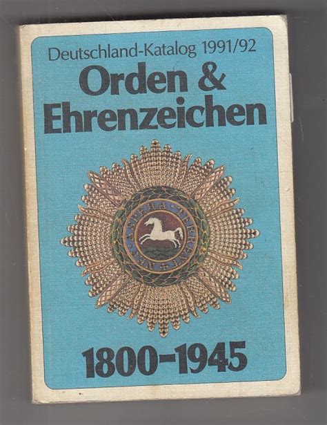 Orden Ehrenzeichen 1800 1945 Antikvariát Dana Kurovce