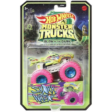 Hot Wheels Monster Trucks Shark Wreak sötétben világító autó Mattel vásárlás a Játékshopban