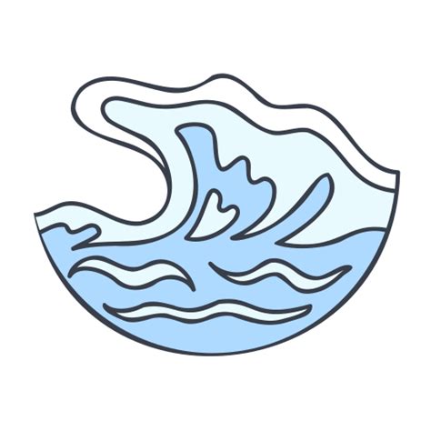 Olas Del Mar Iconos Gratis De Naturaleza