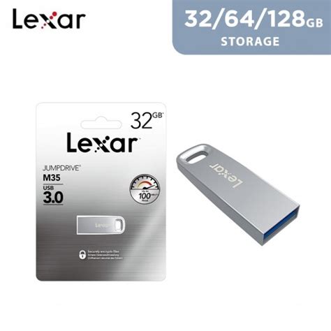 Buy Lexar JumpDrive M35 USB 3 0 Flash Drive Silver توصيل Taw9eel