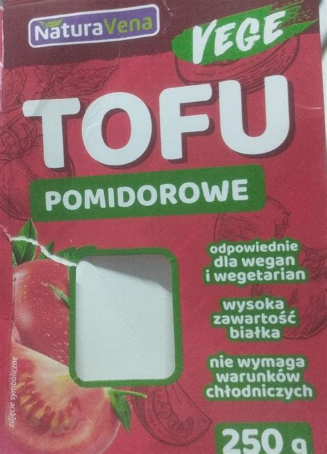 Tofu Pomidorowe Naturavena Kalorie Kj I Warto Ci Od Ywcze Dine Fit Pl