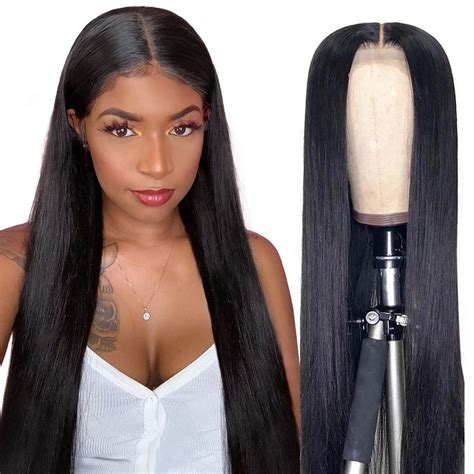 250 Density 13x6 Hd Lace Frontal Wig Bone Straight Human Hair For