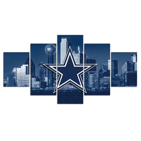 Dallas Cowboys Wall Art Night City For Wall Decor | Cowboy wall art ...