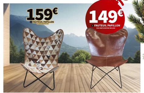 Promo Fauteuil Papillon Chez Conforama ICatalogue Fr