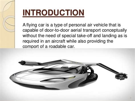 Flying car technology ppt22