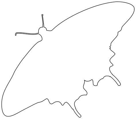 Shape Of Butterfly Free Printable Papercraft Templates