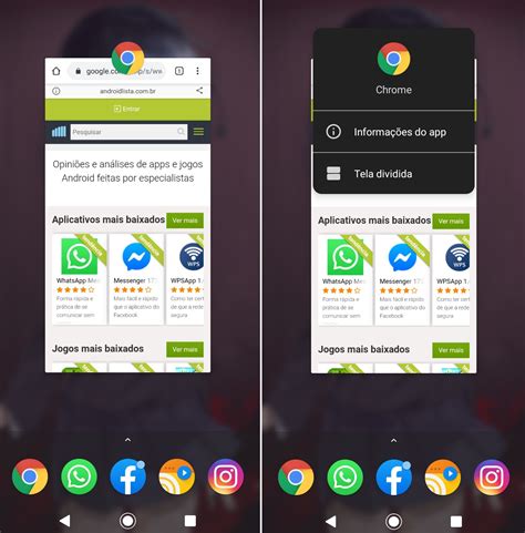 Multitarefas Como Dividir A Tela No Android 9 Pie