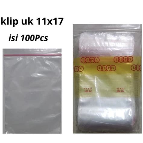 Jual Kantong Plastik Klip Uk X Cm Plastik Zipper Lock Plastik