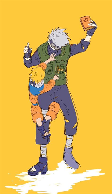 Anime Character Hugging In Naruto Series