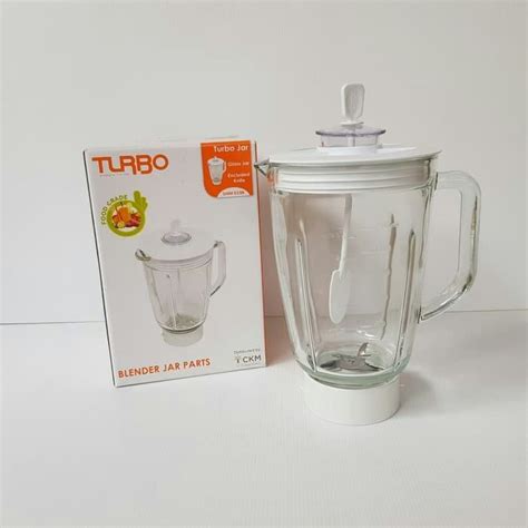 Jual TABUNG BLENDER GELAS BELING MEREK TURBO SET KOMPLIT SHM0198 PISAU