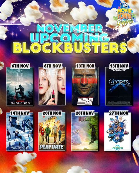 MovieTowne - 🎬🍿 Get ready for a blockbuster November at MovieTowne