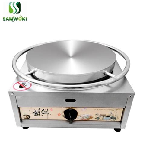 Cm Diameter Stainless Steel Gas Pancake Baker Machine Crepe Maker