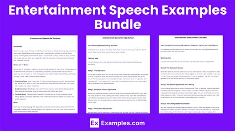 Entertainment Speech - 15+ Examples, Format, How to Write, PDF