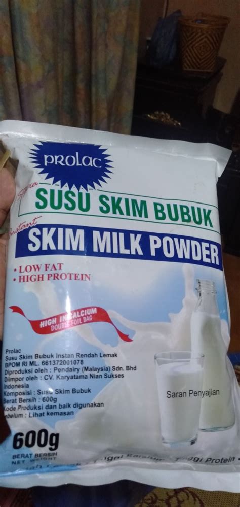 Susu Prolac Skim Milk Powder 600gram Shopee Indonesia