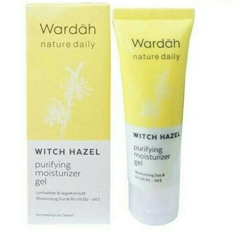 Wardah Nature Daily Witch Hazel Purifying Moisturizer Gel Ingredients