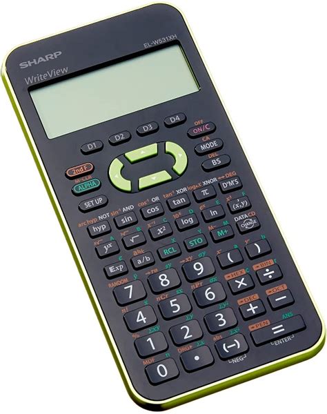 Sharp El W Xh Gr Scientific Calculator Writeview Display Metallic