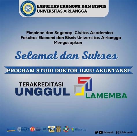 Prodi Doktor Ilmu Akuntansi Raih Akreditasi Unggul Lamemba