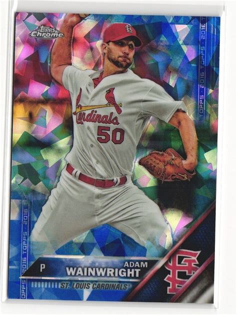 2016 Topps Chrome Sapphire Edition 319 Adam Wainwright For Sale