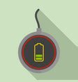 Smartphone Wireless Charger Icon Simple Style Vector Image