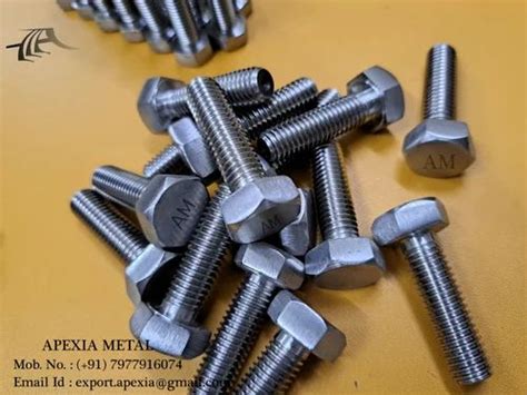 Incoloy Alloy Uns N Fasteners Size Diameter Am Material