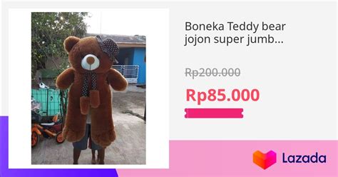 Boneka Teddy Bear Jojon Super Jumbo 1 2meter GaleriBoneka TERLARIS 2021