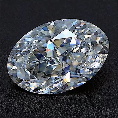 9x7mm Crushed Ice Oval Moissanite Stone E F Color Oval Crush 9x7mm Mc