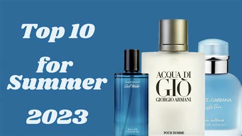 Top 10 Summer Fragrances For Men 2023 Best Mens Summer Fragrance Youtube