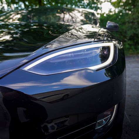 Tinted Headlight And Foglight Protection Ppf For Model S Tesbros