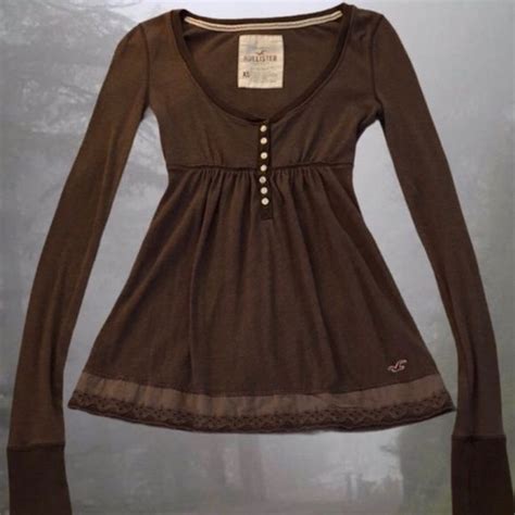 ISO Abercrombie Fitch Hollister Babydoll Tops Fashion Outfits