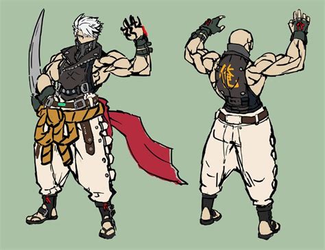 Chipp Zanuff Concept Art Guilty Gear Strive Art Gallery In 2024 Gear Art Character Design