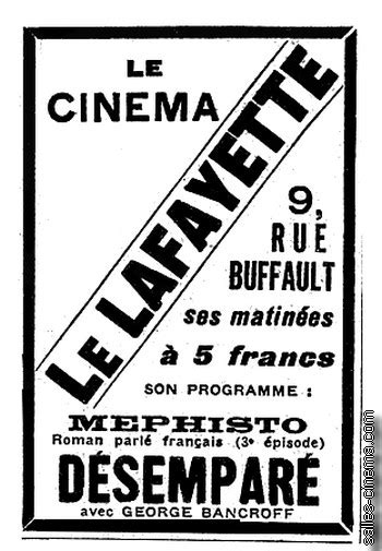 Ancien Cinéma Action Lafayette à Paris Causse And Rodon