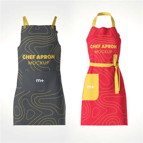 Apron Mockup PSD I Photoshop I Template Photoshop I Chef Apron Shopee