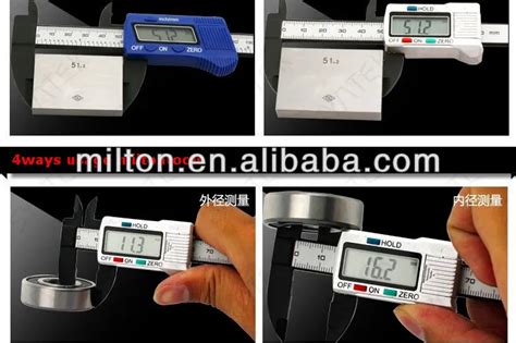 Pocket Plastic Digital Caliper Carbon Fiber Electronic Vernier Caliper